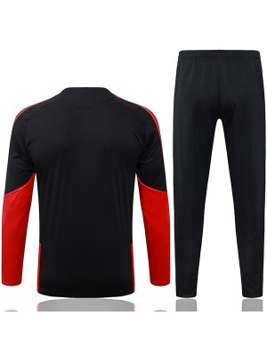 Manchester united tracksuit mens training black red kit 2026-2027